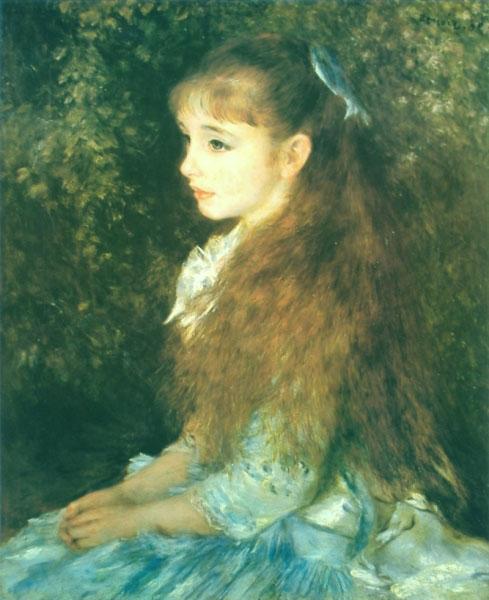 Pierre-Auguste Renoir Photo of painting Mlle. Irene Cahen d'Anvers. oil painting picture